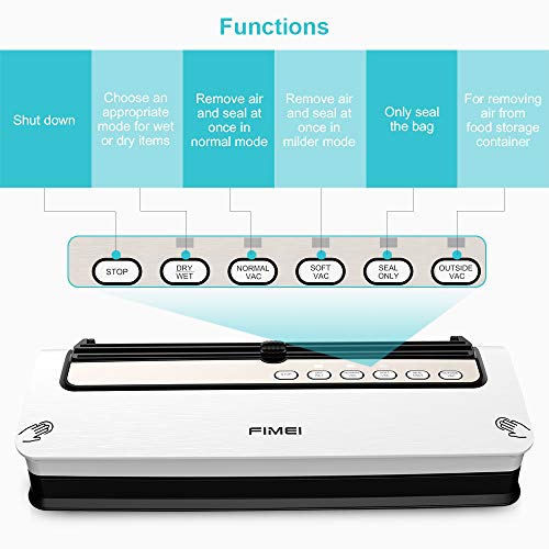 FIMEI 6 in 1 Automatic Vacuum Sealer Food Sealer - Image 6