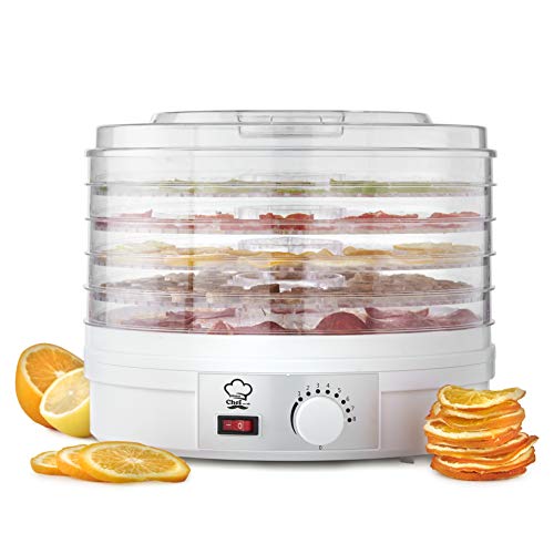 MisterChef® Food Dehydrator, 250W Large 5 Trays